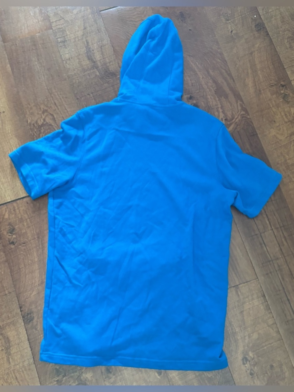 Under Armour Rival Terry SS short sleeve hooded sweatshirt for men Sz Medium - Picture 8 of 9